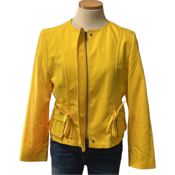 Burberry London Evening Jacket, Yellow, size 12 - Picture 6 of 15